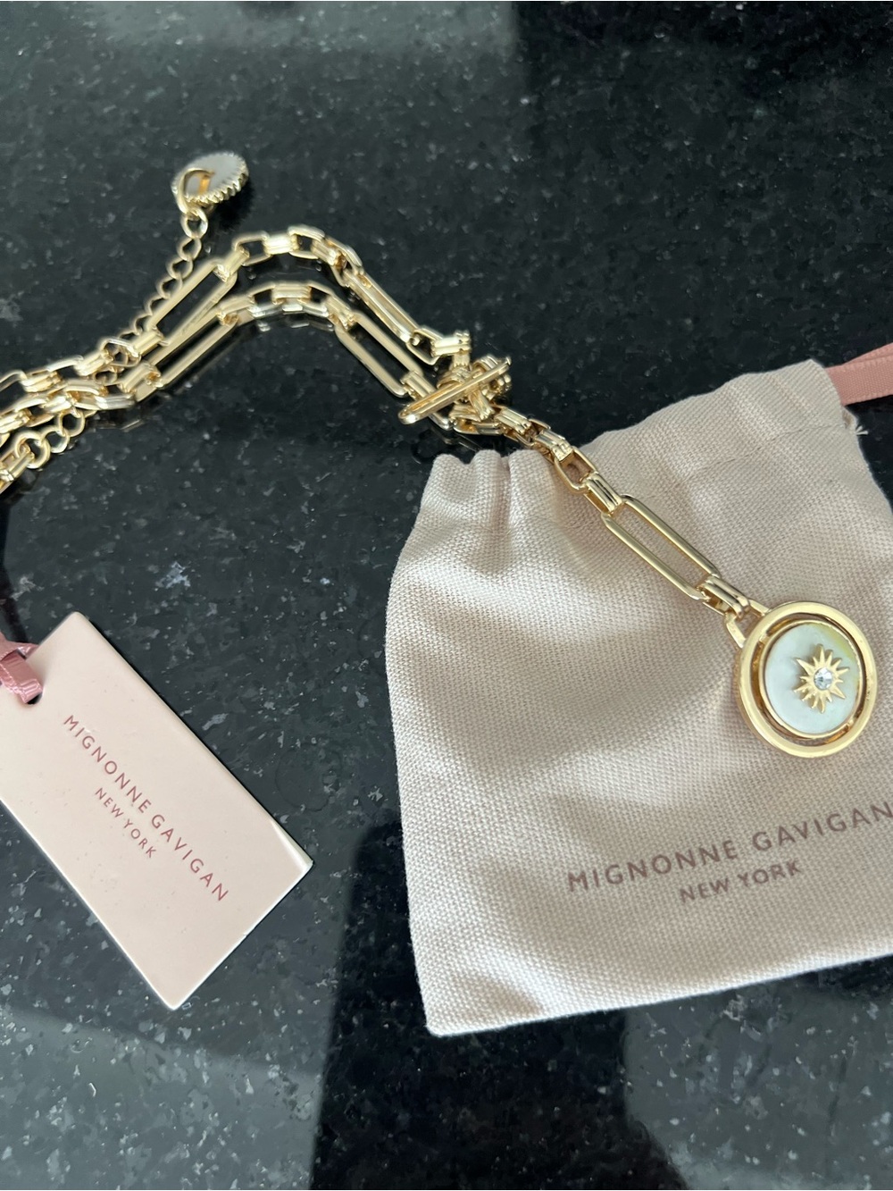 Mignonne Gavigan Gold-Tone with a Accent Charm Necklace.